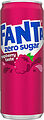 Fanta Zero Sugar Raspberry burk Sleek can