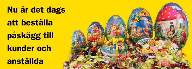 Påskägg fyllda med godis!