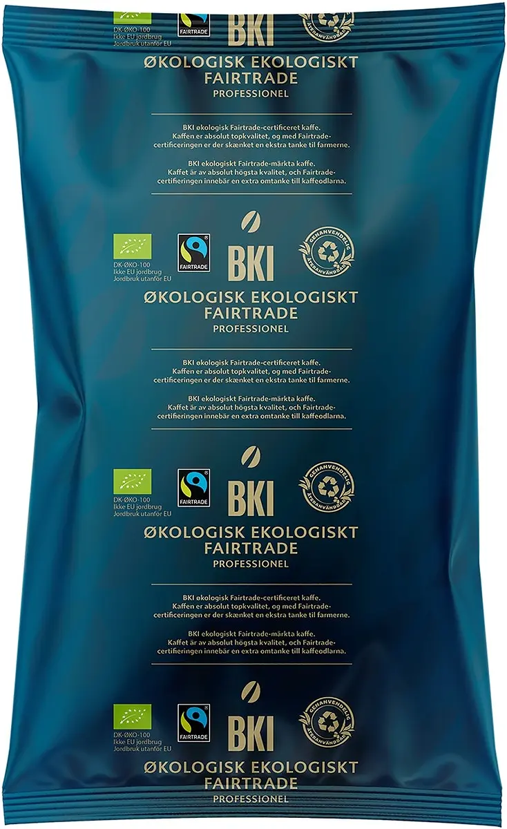 Automatbrygg mellan Ekologisk Fairtrade KRAV Certifierat BKI