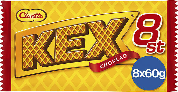 Kexchoklad Stor 8-pack 60 g Cloetta - bild 1