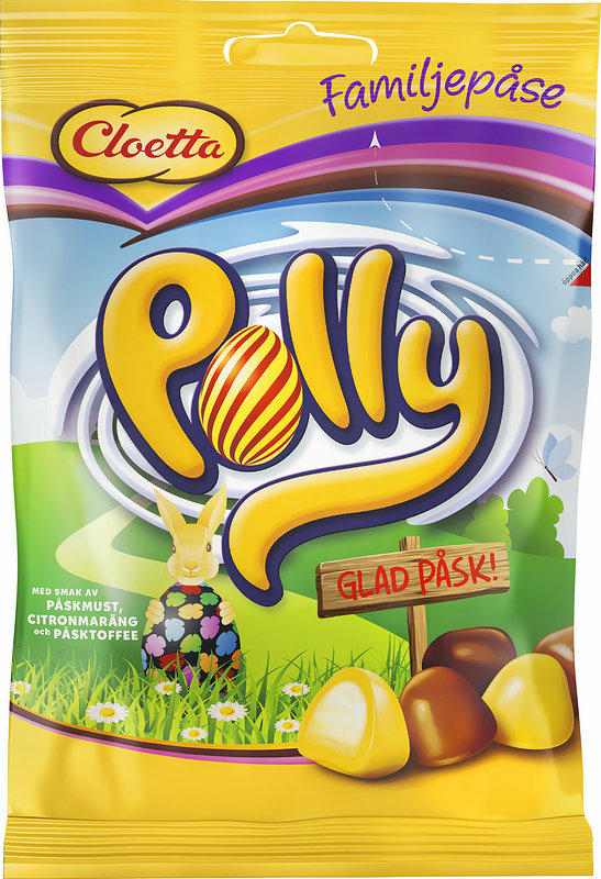 Polly Glad Påsk familjepåse Cloetta - bild 1