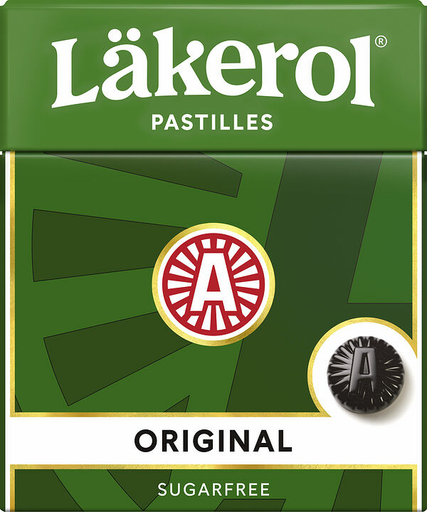 Läkerol Original grön sockerfri Ahlgrens - bild 1