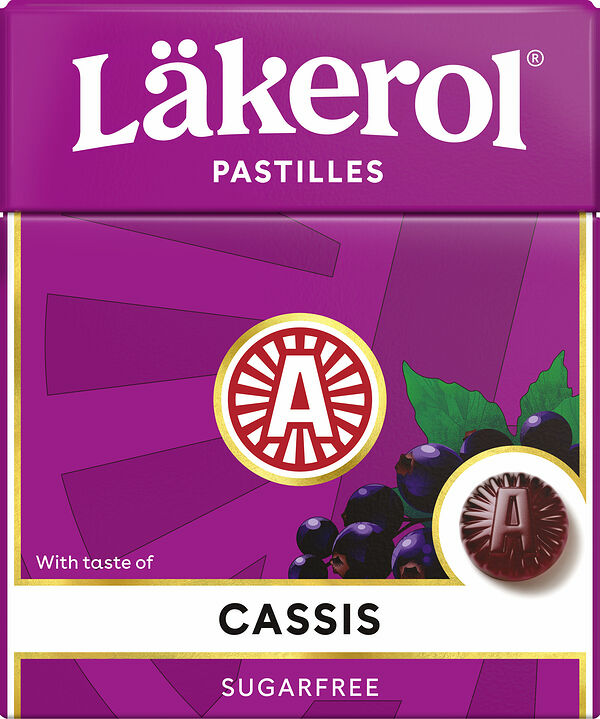 Läkerol Cassis sockerfri Ahlgrens - bild 1