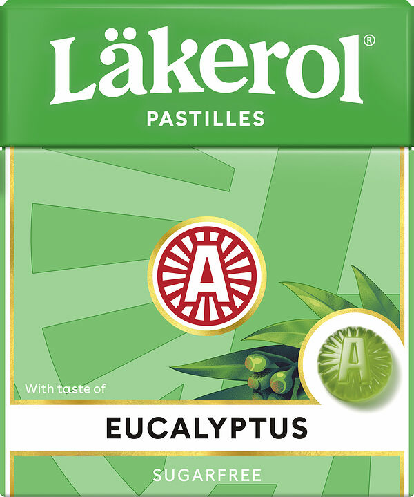 Läkerol Eucalyptus sockerfri Ahlgrens - bild 1