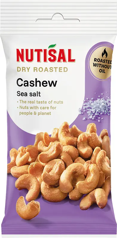 Nutisal Cashew Dry Roasted - bild 1