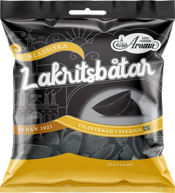 Aroma Lakritsbåtar påse - bild 1