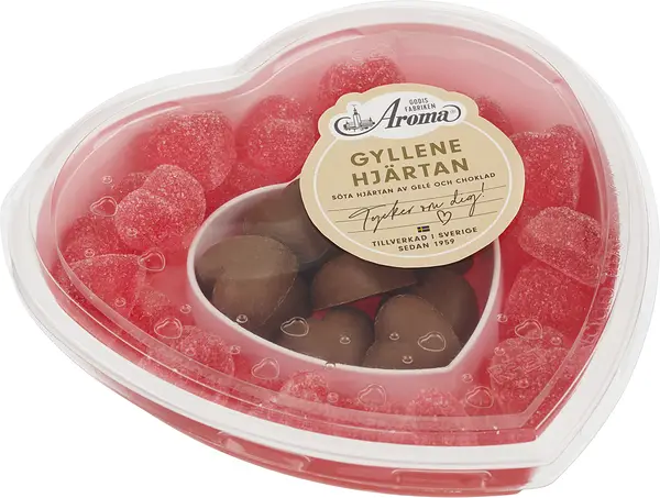 Gyllene Hjärtan choklad- & geléhjärtan Aroma - bild 1