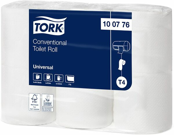 Tork Toalettpapper Universal T4 - bild 1
