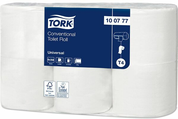 Tork Toalettpapper Universal 2-lager T4 - bild 1