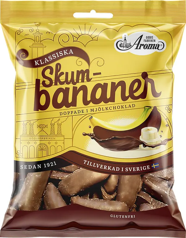 Aroma Skumbananer Choklad påse - bild 1