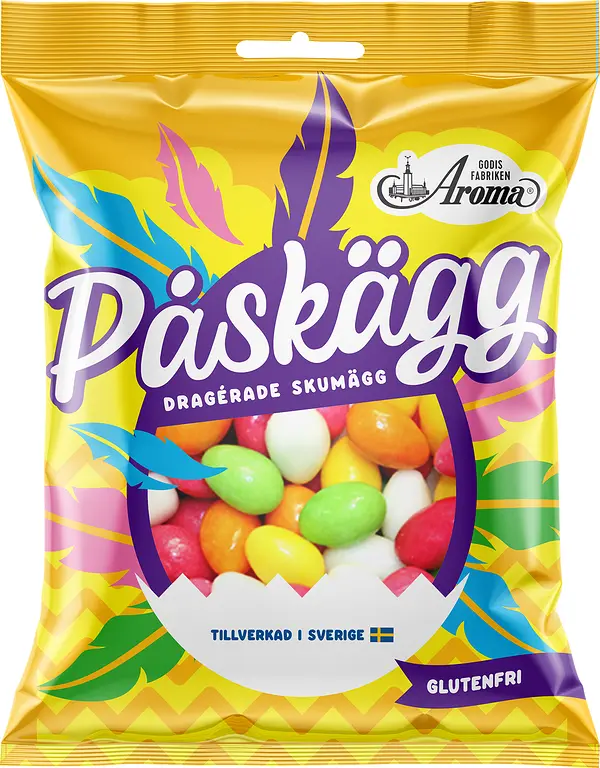 Påskägg Dragérade Skumägg påse Aroma - bild 1
