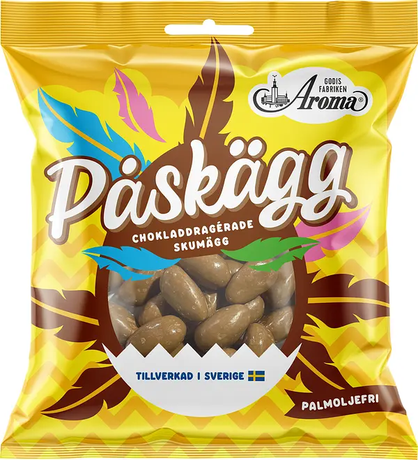 Påskägg Chokladdragérade Skumägg påse Aroma - bild 1