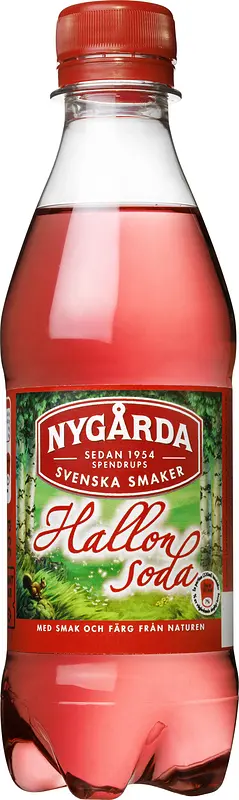 Hallonsoda 33 cl å-pet Nygårda - bild 1