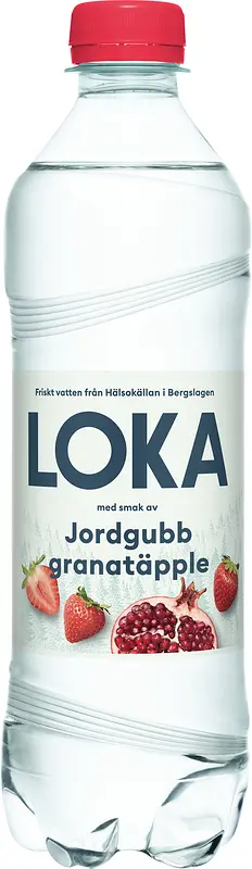 LOKA Jordgubb Granatäpple 50 cl å-pet - bild 1
