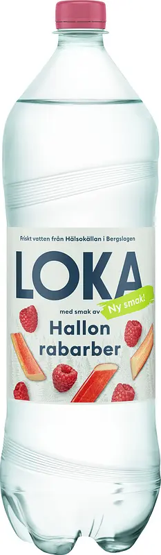 LOKA Hallon Rabarber 150 cl å-pet - bild 1