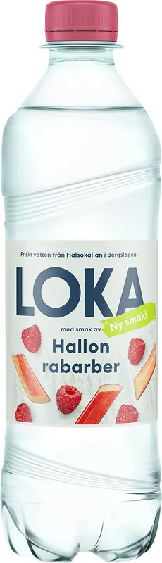 LOKA Hallon Rabarber 50 cl å-pet - bild 1