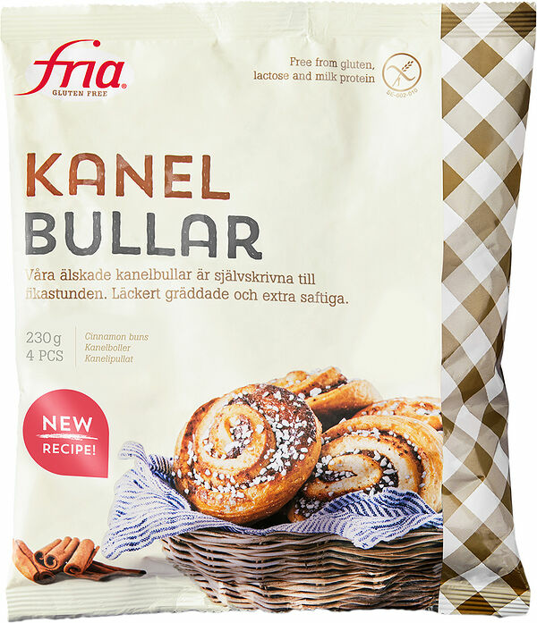 Kanelbullar 8x4 st glutenfria Fria - bild 1