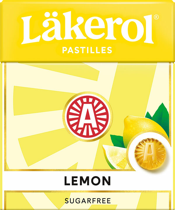 Läkerol Lemon sockerfri Ahlgrens - bild 1