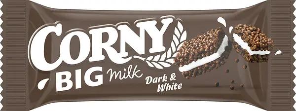 Corny Big Milk Dark & White Müslibar - bild 1