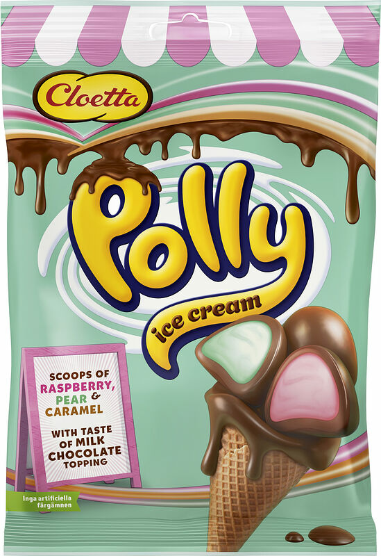 Polly Ice Cream påse Cloetta - bild 1