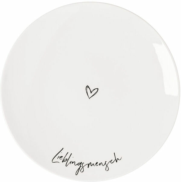 Tallrik flat 21 cm Statement Lieblingsmensch Villeroy & Boch - bild 1