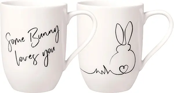 Mugg 28 cl Statement Easter set Bunny 2-p Villeroy & Boch - bild 1