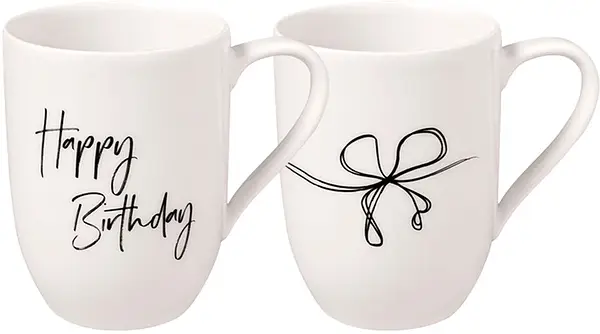 Mugg 28 cl Statement Happy Birthday set 2-p Villeroy & Boch - bild 1
