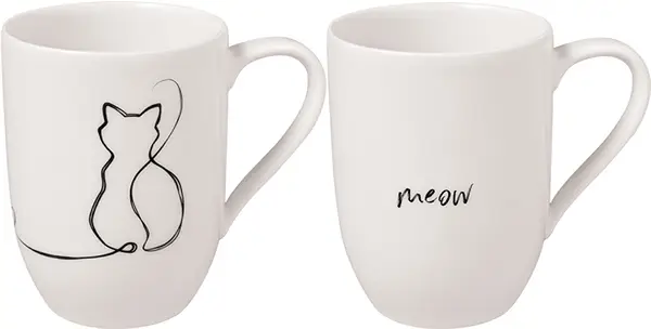 Mugg 28 cl Statement Cat 2-p Villeroy & Boch - bild 1