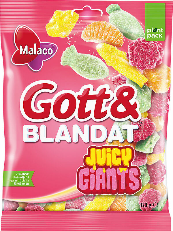 Gott & Blandat Juicy Giants Malaco - bild 1