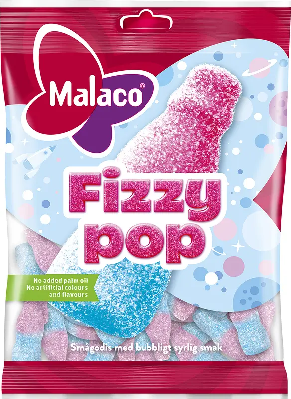 Fizzypop påse Malaco - bild 1