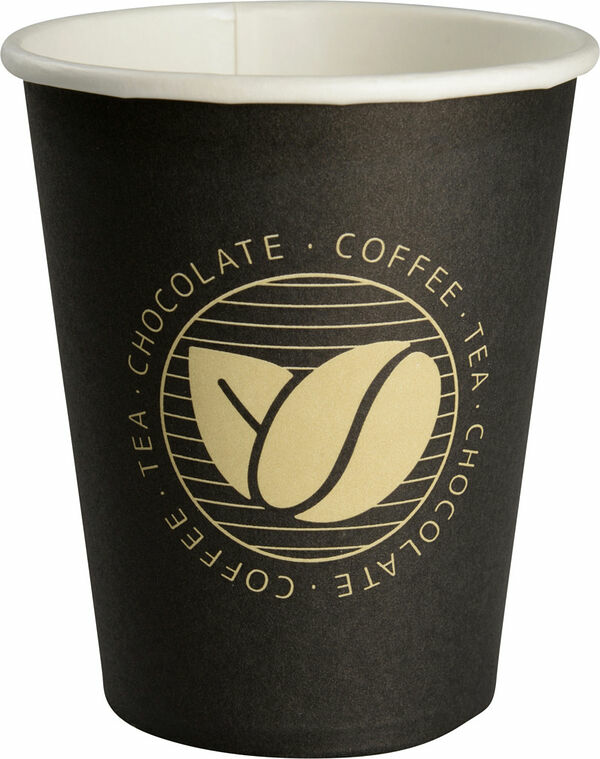 Bägare Coffee Beans 24 cl papper Abena - bild 1