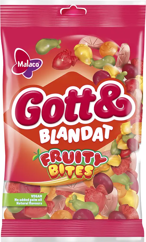 Gott & Blandat Fruity Bites Malaco - bild 1
