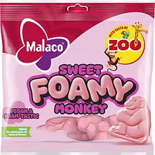 Zoo Foamy Monkey påse Malaco