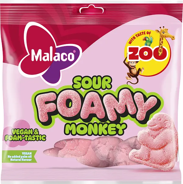 Zoo Foamy Monky Sour Malaco - bild 1
