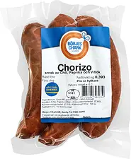 Chorizokorv tjock 3 st vac Börjes Chark