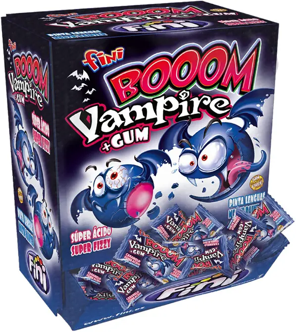 Tuggummi Boom Vampire Bubble Gum Fini - bild 1