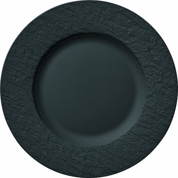 Tallrik flat 27 cm Manufacture Rock Villeroy & Boch - bild 1