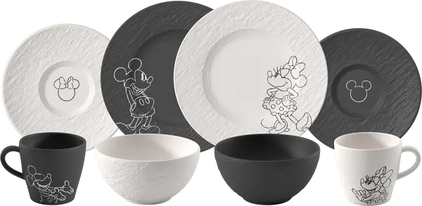 Frukostset 8-delar Manufacture Rock Mickey Mouse Villeroy & - bild 1