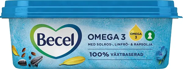 Lättmargarin Omega 3 100% Växtbaserad Becel - bild 1