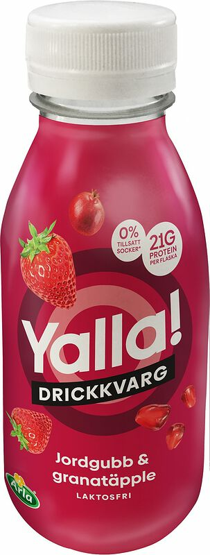 Drickkvarg Jordgubb/Granatäpple Yalla! Arla - bild 1