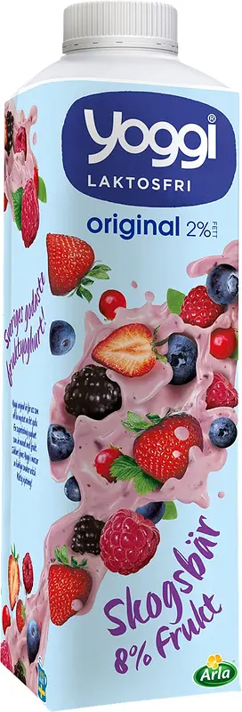 Yoghurt Skogsbär Laktosfri Yoggi® - bild 1