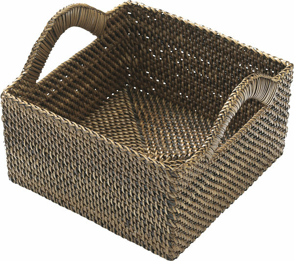 Korg kvadrat brun liten 18 cm Bastian - bild 1