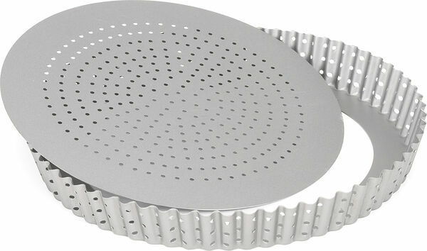 Silvertop pajform perforerad silverfärgad 24 cm Patisse - bild 1
