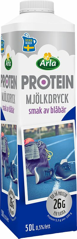 Protein Mjölkdryck Blåbär Arla - bild 1