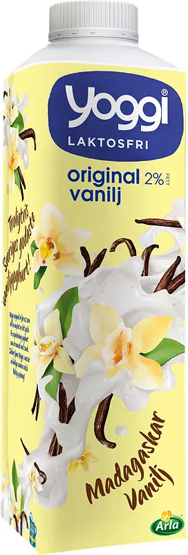 Yoghurt Vanilj Madagaskar Laktosfri Yoggi® - bild 1