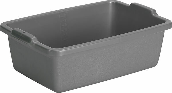 Sköljfat Rektangulär 9 L Grå Nordiska Plast - bild 1