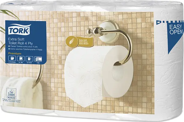 Tork Toalettpapper Extra mjukt Premium 4-lager - bild 1