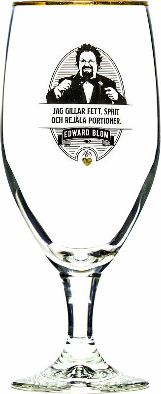 Ölglas No 2 Jag gillar fett Edward Blom - bild 1