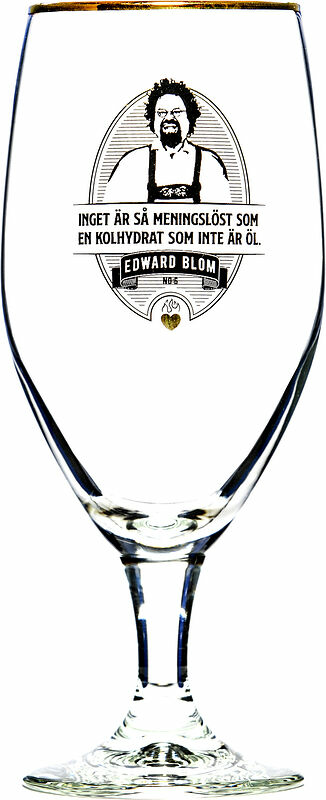Ölglas No 6 Inget är så Edward Blom - bild 1