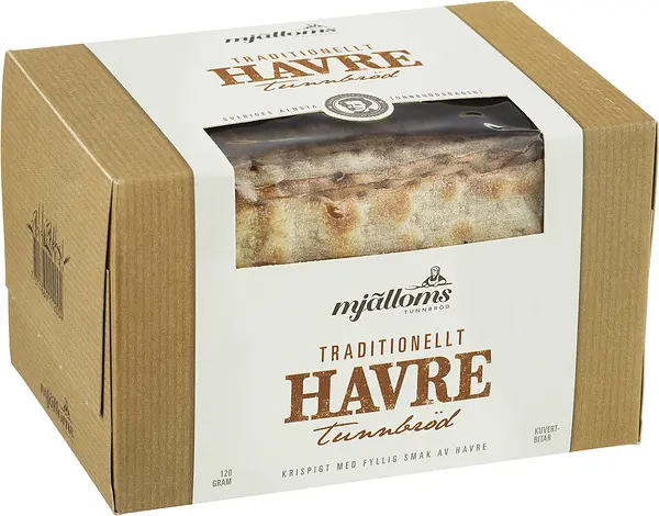 Tunnbröd Havre Mjälloms - bild 1